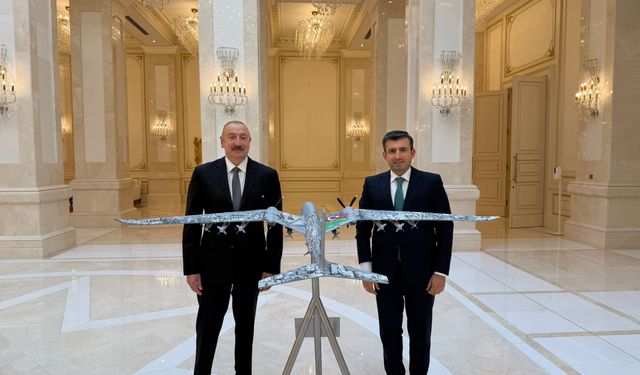 Aliyev, Selçuk Bayraktar'ı kabul etti
