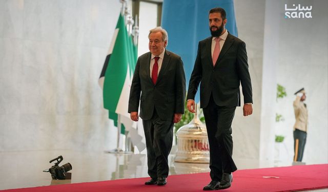BM Genel Sekreteri Guterres Şam'da