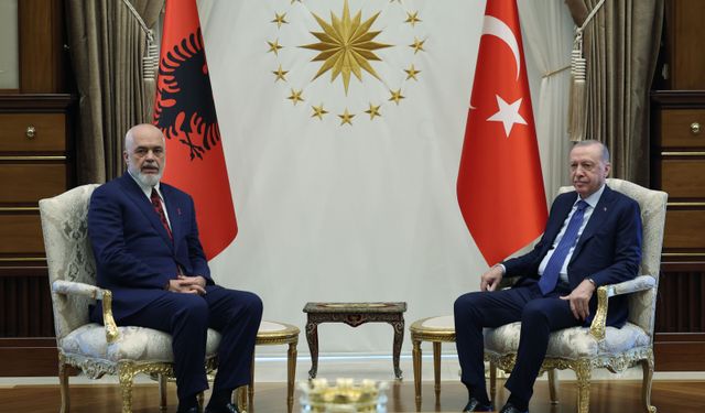Erdoğan, Edi Rama'yı kabul etti