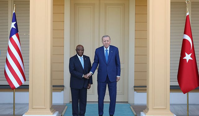 Erdoğan, Liberya lideriyle görüştü
