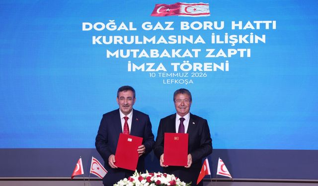 Türkiye'den KKTC'ye doğal gaz boru hattı