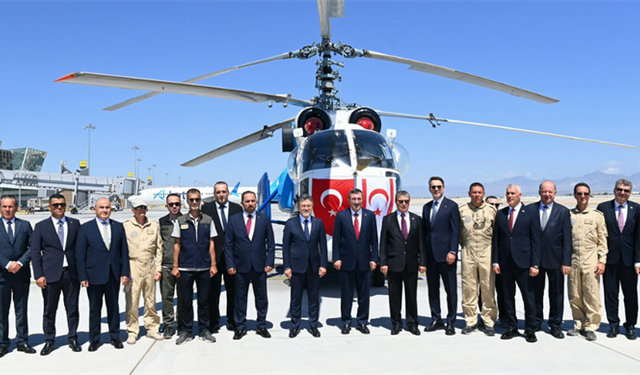 Türkiye'den KKTC'ye yangın söndürme helikopteri