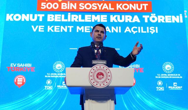 Yüzyılın Konut Projesinde, etap ve daire kuraları çekiliyor