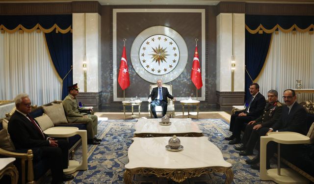 Erdoğan, Pakistanlı generali kabul etti