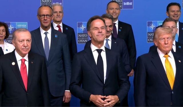 Erdoğan ve Rutte, liderleri karşıladı