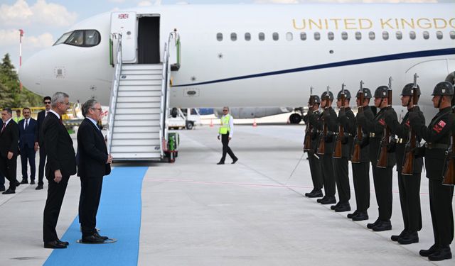 İngiltere Başbakanı Starmer Ankara'da