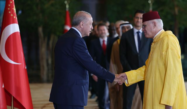 Erdoğan Külliye'de tebrikleri kabul etti
