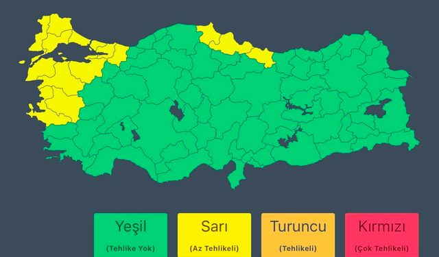 Ege ve Marmara için fırtına uyarısı