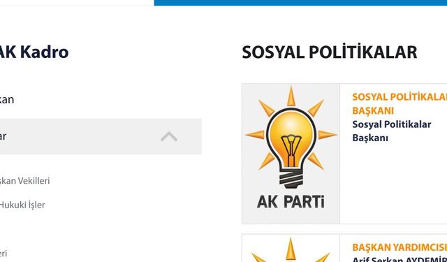 Fatma Betül Sayan Kaya, AK Kadro'dan çıkarıldı