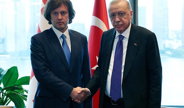 Erdoğan: Gürcistan ile uluslararası alanda dayanışma önemli