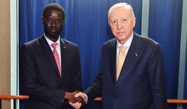 Erdoğan, Senegal Cumhurbaşkanı ile görüştü