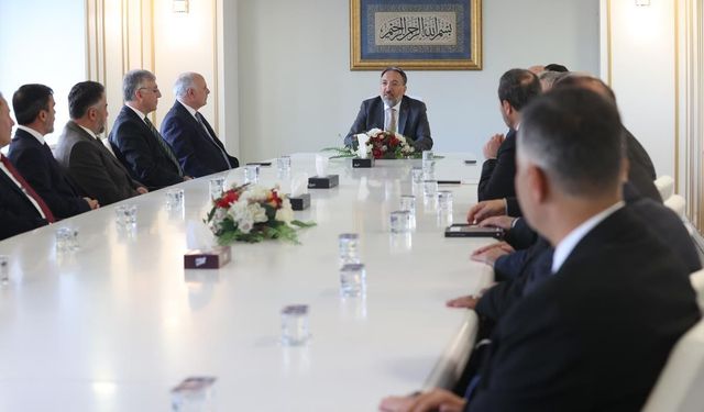 Arpaguş, yeni atanan il müftülerini kabul etti