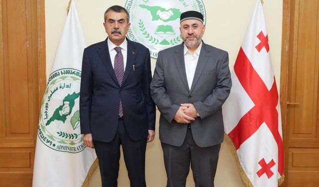 Bakan Tekin, Batı Gürcistan Başmüftüsünü ziyaret etti