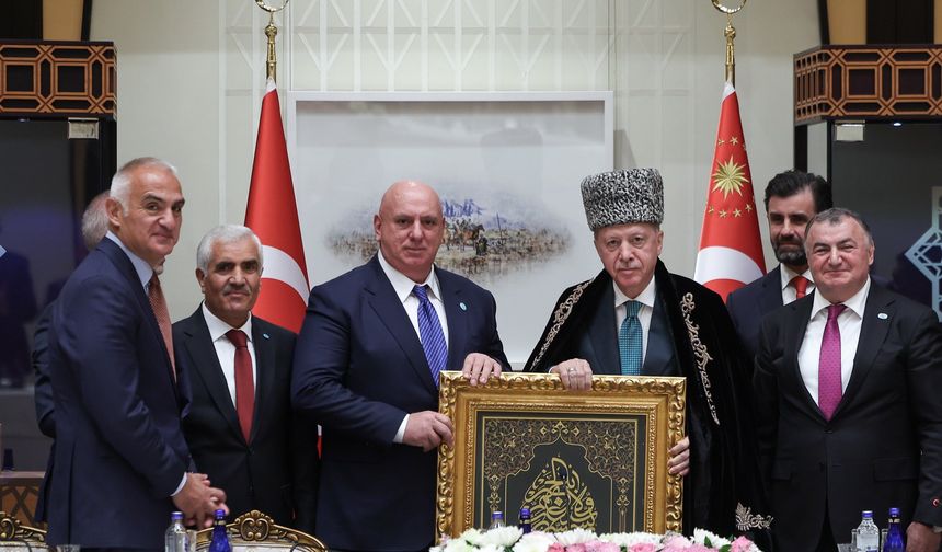 Erdoğan, Ahıska Türklerini kabul etti