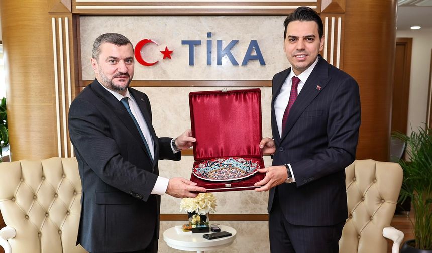 İslam Toplumu Milli Görüş heyetinden TİKA ve YTB'ye ziyaret