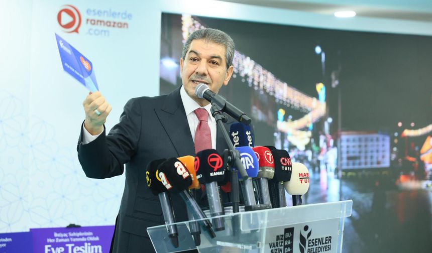 Esenler Belediyesi 'Alo İftar' hattı kuruyor