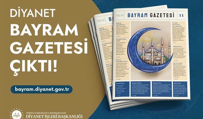 Diyanet bayram gazetesi yayınladı