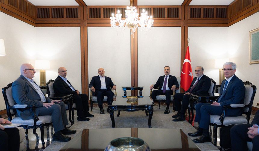 Bakan Fidan'dan Filistin mesaisi