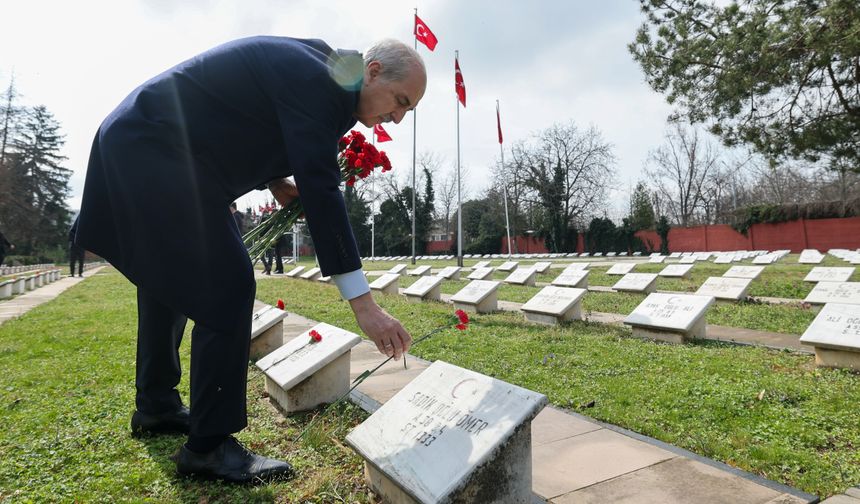 Kurtulmuş, Bükreş'teki Türk Şehitliğini ziyaret etti