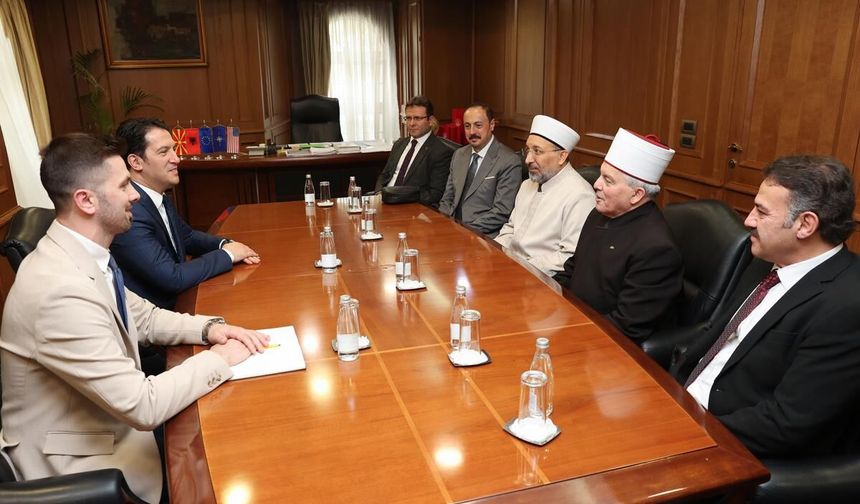 Arpaguş, Kuzey Makedonya'da temaslarda bulundu