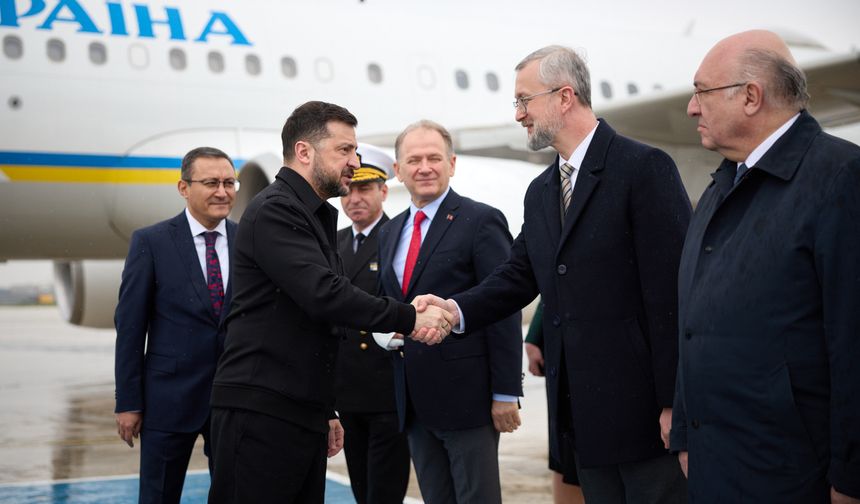 Ukrayna Cumhurbaşkanı Zelenskiy İstanbul'da