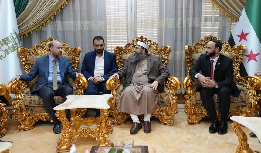 Bilal Erdoğan Halep Müftülüğü'nü ziyaret etti