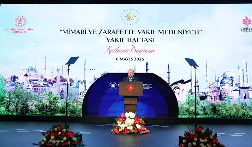 Erdoğan, restore edilen 202 vakıf eserinin açılışını yaptı