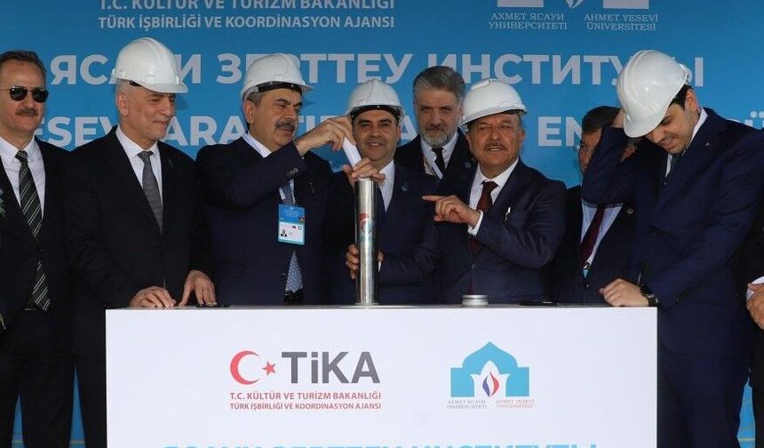 Yesevi Araştırmaları Enstitüsü'nün temeli atıldı