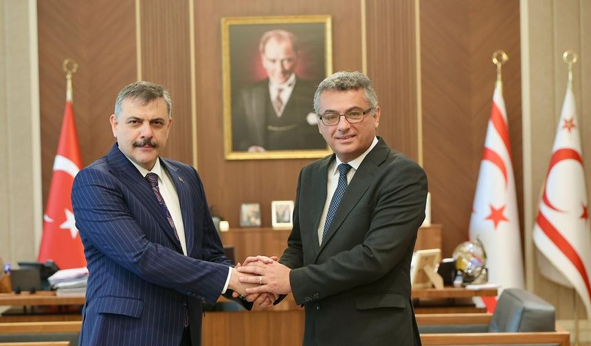 İçişleri Bakan Mustafa Çiftçi KKTC'de