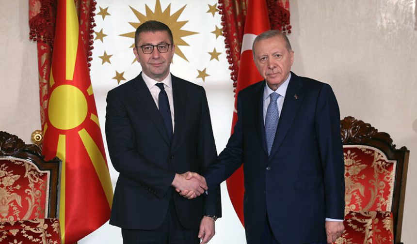 Erdoğan, Makedonya başbakanını kabul etti
