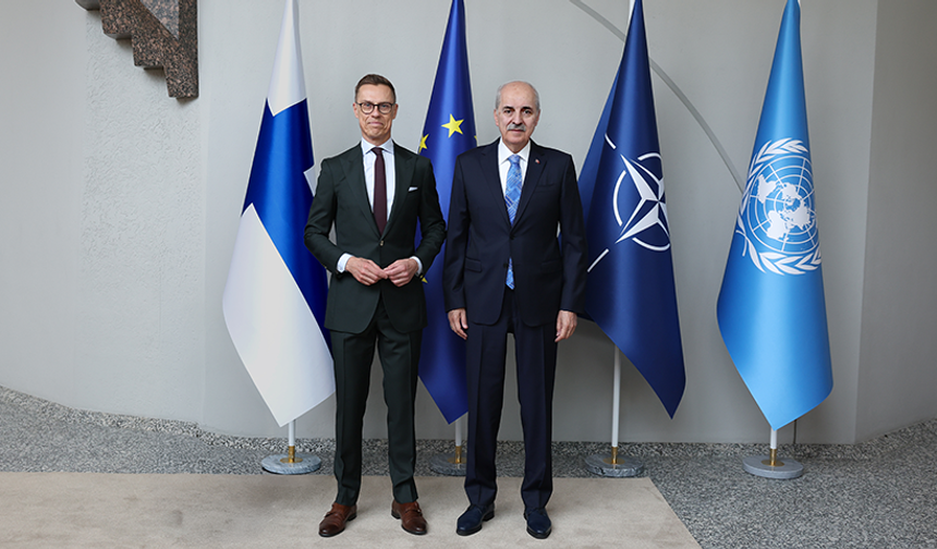 Kurtulmuş, Finlandiya Cumhurbaşkanı Stubb ile görüştü