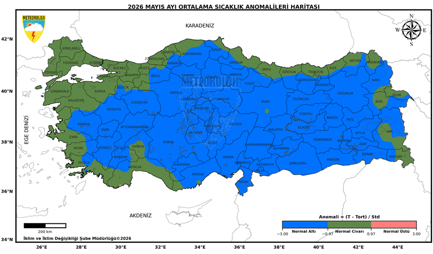 Mayıs ayı Anadolu'da serin geçti