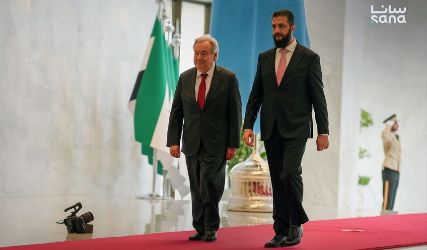 BM Genel Sekreteri Guterres Şam'da