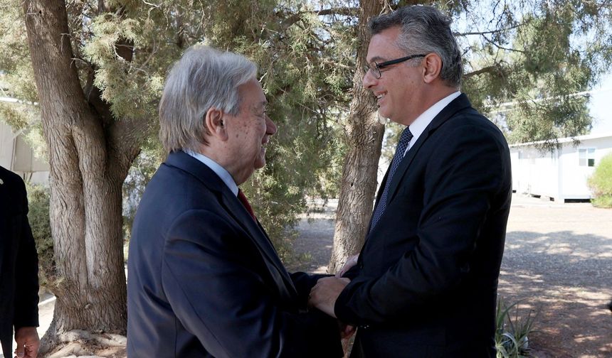 Guterres: Kıbrıslılarda ortak gelecek için güçlü istek var