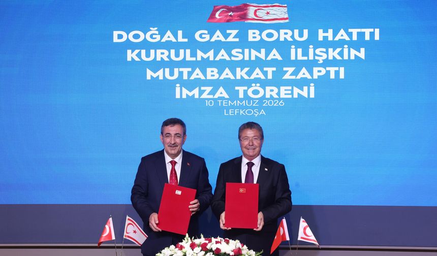 Türkiye'den KKTC'ye doğal gaz boru hattı