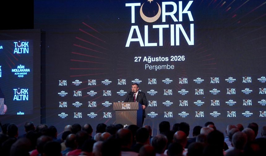 Ağrı Diyadin'de altın madeni açıldı