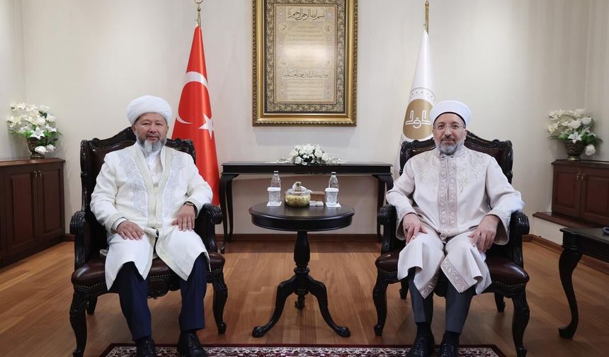 Arpaguş, Kazakistan Başmüftüsünü kabul etti