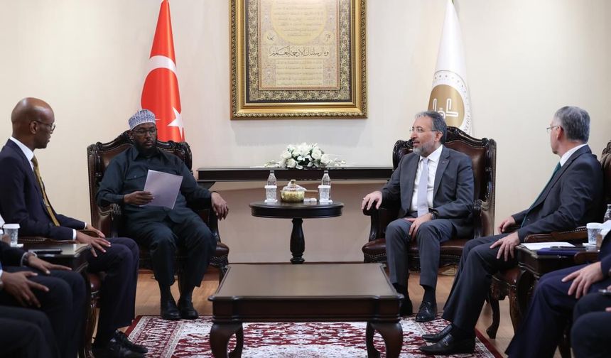 Arpaguş, Somali İslam İşleri Bakanı ile görüştü
