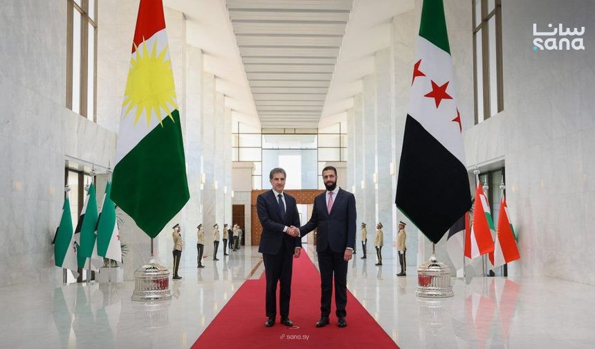 Neçirvan Barzani Şam'ı ziyaret etti