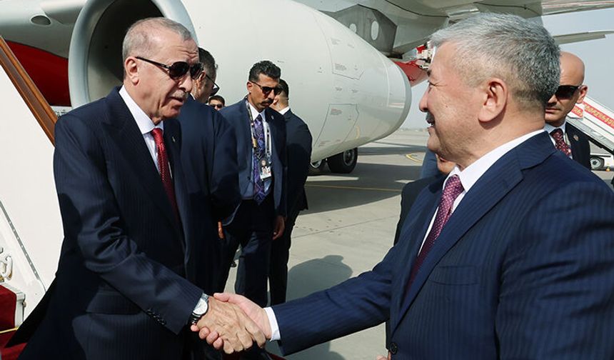 Cumhurbaşkanı Erdoğan Kırgızistan'da