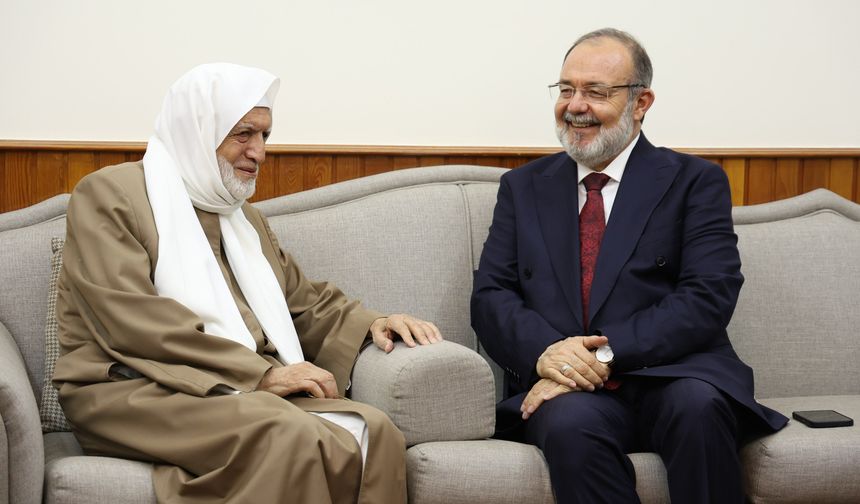 Mehmet Görmez, Suriye Müftüsünü ziyaret etti