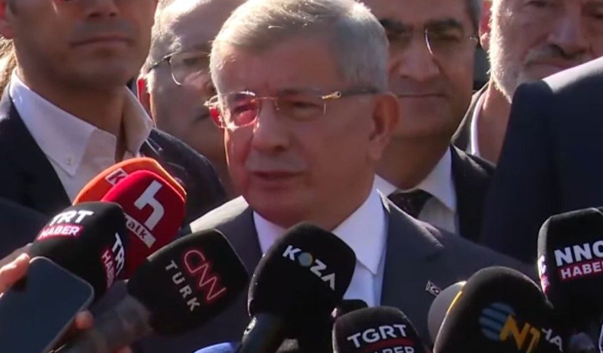 Davutoğlu ifade verdi: O sözlerimin arkasındayım