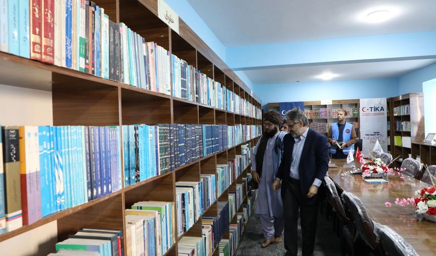TİKA, Afganistan'da bilgiye erişimi kolayklaştırıyor