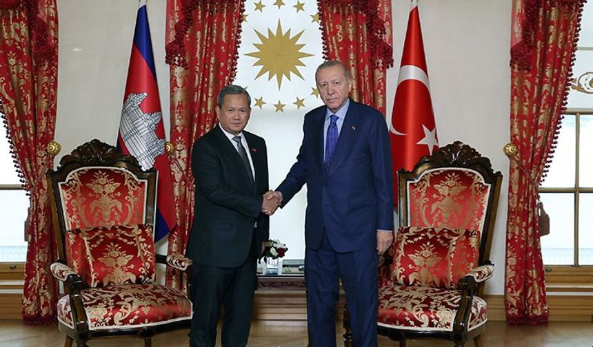 Erdoğan, Kamboçya Başbakanı ile görüştü