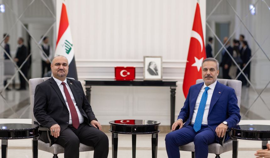 Bakan Fidan, Irak Devlet Bakanı olan ITC Başkanı ile görüştü
