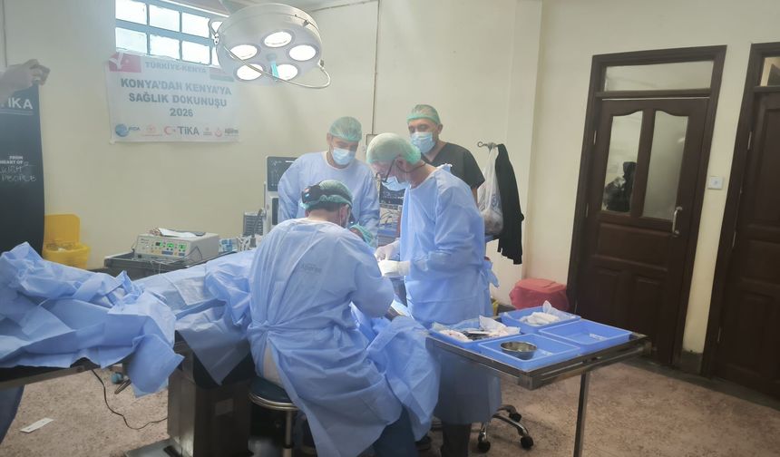 Konya'dan Kenya'ya sağlık desteği