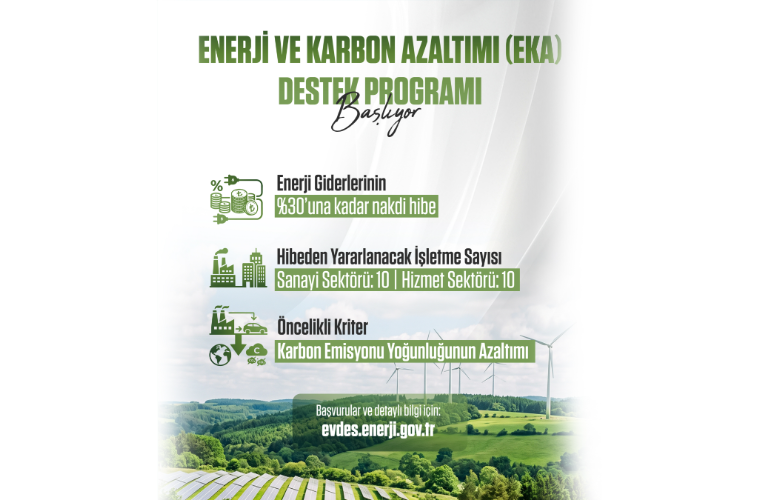 Enerji tüketimini azaltan tesislere destek verilecek