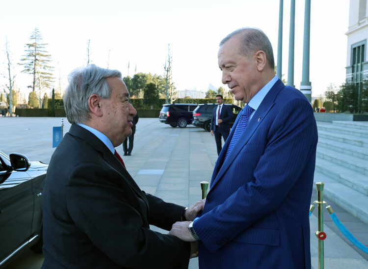 Erdoğan, BM Genel Sekreteri ile görüştü