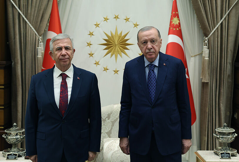 Erdoğan, Mansur Yavaş'ı kabul etti